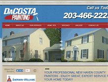 Tablet Screenshot of dacostapainting.com